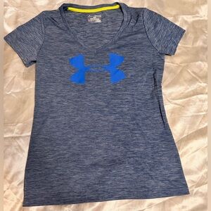 Under Armour Heather Blue Training Tee